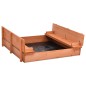 vidaXL Arenero de madera de abeto 95x90x15 cm vidaXL Arenero de madera de abeto 95x90x15 cm
