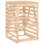 vidaXL Cobertizo para cubos de basura madera maciza pino 84x90x128,5cm vidaXL Cobertizo para cubos de basura madera maciza pino 84x90x128,5cm
