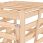 vidaXL Cobertizo para cubos de basura madera maciza pino 84x90x128,5cm vidaXL Cobertizo para cubos de basura madera maciza pino 84x90x128,5cm