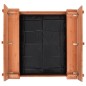 vidaXL Arenero de madera de abeto 95x90x15 cm vidaXL Arenero de madera de abeto 95x90x15 cm