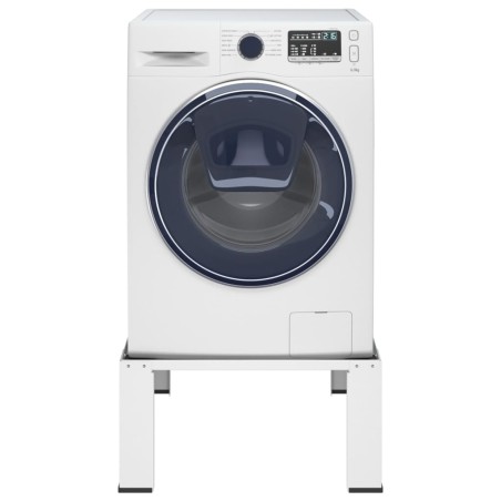 vidaXL Soporte pedestal para lavadora blanco