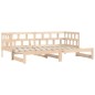 vidaXL Sofá cama nido madera maciza de pino 80x200 cm vidaXL Sofá cama nido madera maciza de pino 80x200 cm