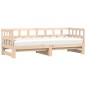 vidaXL Sofá cama nido madera maciza de pino 80x200 cm vidaXL Sofá cama nido madera maciza de pino 80x200 cm