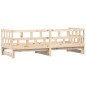 vidaXL Sofá cama nido madera maciza de pino 80x200 cm vidaXL Sofá cama nido madera maciza de pino 80x200 cm