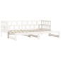 vidaXL Sofá cama nido madera maciza de pino blanco 90x200 cm vidaXL Sofá cama nido madera maciza de pino blanco 90x200 cm