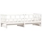 vidaXL Sofá cama nido madera maciza de pino blanco 90x200 cm vidaXL Sofá cama nido madera maciza de pino blanco 90x200 cm