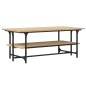 vidaXL Mesa de centro madera contrachapada roble Sonoma 100x50x40 cm vidaXL Mesa de centro madera contrachapada roble Sonoma 100x50x40 cm