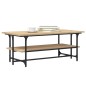 vidaXL Mesa de centro madera contrachapada roble Sonoma 100x50x40 cm vidaXL Mesa de centro madera contrachapada roble Sonoma 100x50x40 cm