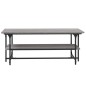 vidaXL Mesa de centro madera contrachapada gris Sonoma 100x50x40 cm