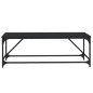 vidaXL Mesa de centro de madera contrachapada negro 100x50x35 cm vidaXL Mesa de centro de madera contrachapada negro 100x50x35 cm