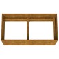 vidaXL Maceta de acero corten 80x40x40 cm vidaXL Maceta de acero corten 80x40x40 cm