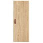 vidaXL Aparador de madera contrachapada roble Sonoma 34,5x34x180 cm vidaXL Aparador de madera contrachapada roble Sonoma 34,5x34x180 cm