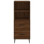 vidaXL Aparador alto madera contrachapada roble marrón 34,5x34x180 cm vidaXL Aparador alto madera contrachapada roble marrón 34,5x34x180 cm