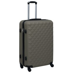vidaXL Maleta rígida con ruedas ABS gris antracita