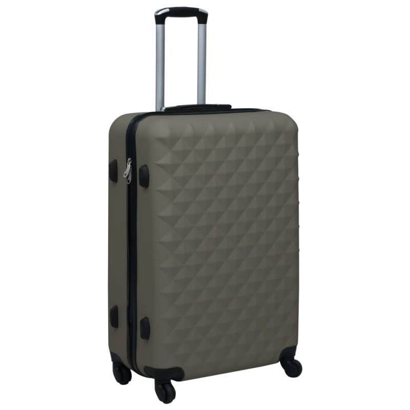 vidaXL Maleta rígida con ruedas ABS gris antracita vidaXL Maleta rígida con ruedas ABS gris antracita