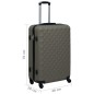 vidaXL Maleta rígida con ruedas ABS gris antracita vidaXL Maleta rígida con ruedas ABS gris antracita