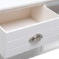 vidaXL Mueble para TV madera maciza de paulownia blanco 108x30x40 cm vidaXL Mueble para TV madera maciza de paulownia blanco 108x30x40 cm