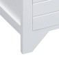 vidaXL Mueble para TV madera maciza de paulownia blanco 108x30x40 cm vidaXL Mueble para TV madera maciza de paulownia blanco 108x30x40 cm