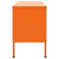 vidaXL Mueble para TV de acero naranja 105x35x50 cm vidaXL Mueble para TV de acero naranja 105x35x50 cm