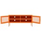 vidaXL Mueble para TV de acero naranja 105x35x50 cm vidaXL Mueble para TV de acero naranja 105x35x50 cm