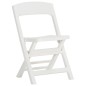 vidaXL Sillas plegables de jardín 4 unidades PP blanco vidaXL Sillas plegables de jardín 4 unidades PP blanco