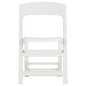 vidaXL Sillas plegables de jardín 4 unidades PP blanco vidaXL Sillas plegables de jardín 4 unidades PP blanco