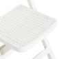vidaXL Sillas plegables de jardín 4 unidades PP blanco vidaXL Sillas plegables de jardín 4 unidades PP blanco
