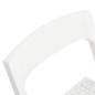 vidaXL Sillas plegables de jardín 4 unidades PP blanco vidaXL Sillas plegables de jardín 4 unidades PP blanco
