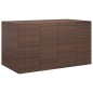 vidaXL Baúl para cojines de jardín ratán PE marrón 194x100x103 cm vidaXL Baúl para cojines de jardín ratán PE marrón 194x100x103 cm
