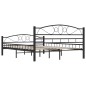 vidaXL Estructura de cama de acero negra 140x200 cm vidaXL Estructura de cama de acero negra 140x200 cm