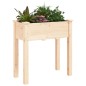 vidaXL Jardinera con forro interior madera maciza de abeto 71x37x76 cm vidaXL Jardinera con forro interior madera maciza de abeto 71x37x76 cm