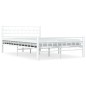 vidaXL Estructura de cama de metal blanco 120x200 cm vidaXL Estructura de cama de metal blanco 120x200 cm
