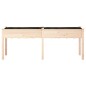 vidaXL Jardinera con forro interior madera maciza abeto 203x53x76 cm vidaXL Jardinera con forro interior madera maciza abeto 203x53x76 cm