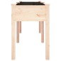 vidaXL Jardinera con forro interior madera maciza abeto 203x53x76 cm vidaXL Jardinera con forro interior madera maciza abeto 203x53x76 cm