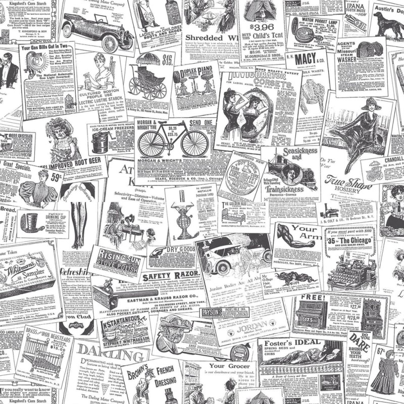 Homestyle Papel pintado Papers negro y blanco Homestyle Papel pintado Papers negro y blanco