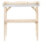 HI Mesa de cultivo de madera 82x38x78 cm