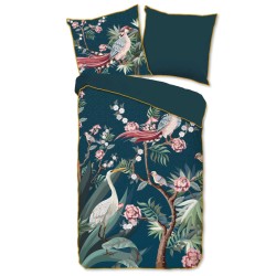 Descanso Funda de edredón SARENZA 155x220 cm petróleo