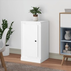 vidaXL Aparador de madera contrachapada blanco 37,5x35,5x67,5 cm