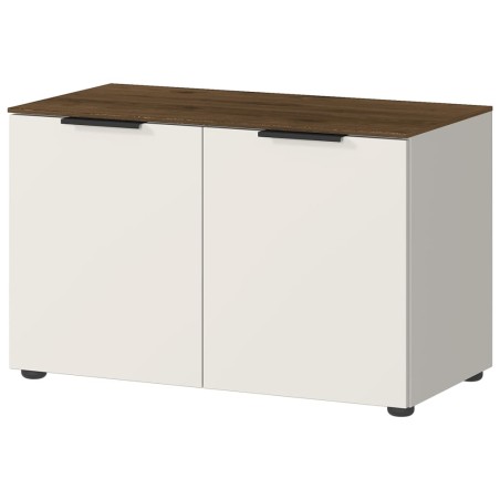Germania Banco zapatero GW-California 40x75x48 cm cachemir y nogal