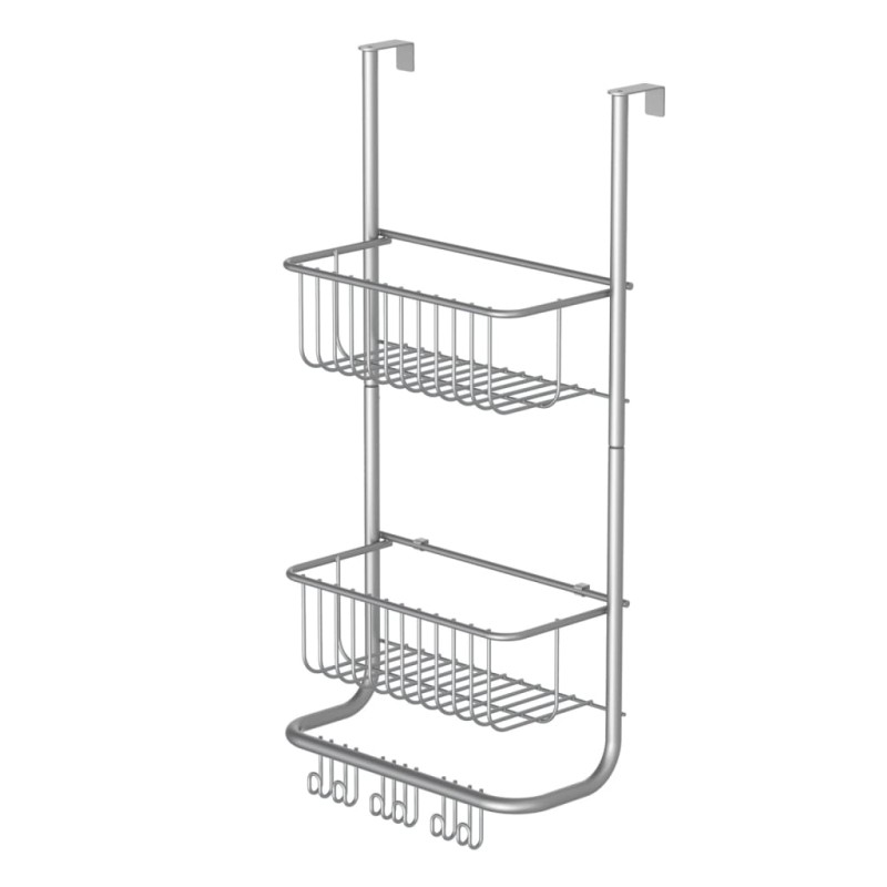 EISL Estante de pared plateado mate 30,5x13x62 cm EISL Estante de pared plateado mate 30,5x13x62 cm