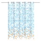 EISL Cortina de ducha con mosaico azul y naranja 200x180x0,2 cm EISL Cortina de ducha con mosaico azul y naranja 200x180x0,2 cm