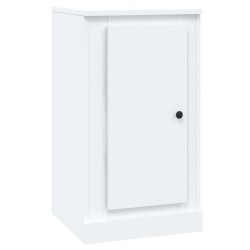 vidaXL Aparador de madera contrachapada blanco 37,5x35,5x67,5 cm