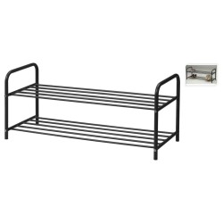 Storage solutions Estantería zapatero con 2 niveles 91x35x38,5 cm