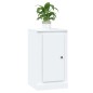 vidaXL Aparador de madera contrachapada blanco 37,5x35,5x67,5 cm