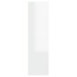 vidaXL Mueble de TV contrachapada blanco brillante 30,5x30x110 cm vidaXL Mueble de TV contrachapada blanco brillante 30,5x30x110 cm
