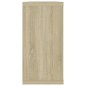 vidaXL Estantes cubo pared 4uds contrachapado roble Sonoma 100x15x30cm vidaXL Estantes cubo pared 4uds contrachapado roble Sonoma 100x15x30cm