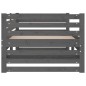 vidaXL Sofá cama extraíble madera maciza de pino gris 2x(80x200) cm vidaXL Sofá cama extraíble madera maciza de pino gris 2x(80x200) cm