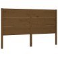 vidaXL Cabecero madera maciza de pino marrón miel 141x4x100 cm vidaXL Cabecero madera maciza de pino marrón miel 141x4x100 cm