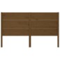 vidaXL Cabecero madera maciza de pino marrón miel 141x4x100 cm vidaXL Cabecero madera maciza de pino marrón miel 141x4x100 cm