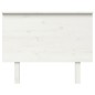 vidaXL Cabecero de cama madera maciza de pino blanco 104x6x82,5 cm vidaXL Cabecero de cama madera maciza de pino blanco 104x6x82,5 cm
